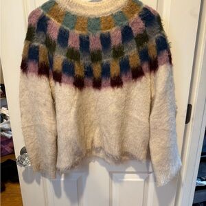 Madewell Multicolor Crew Neck Sweater